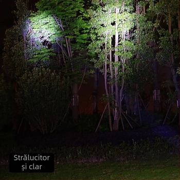 Lanternă LED reîncărcabilă cu fascicul lung, ultra-luminosa, pentru exterior, camping, autoapărare și patrulare