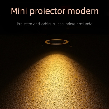 Lumini LED încastrate pentru iluminarea pereților, spoturi anti-reflexie, COB reglabil pentru restaurante și hoteluri