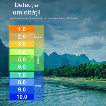 Senzor portabil de umiditate a solului, cu sondă mini cu un singur ac pentru flori și plante