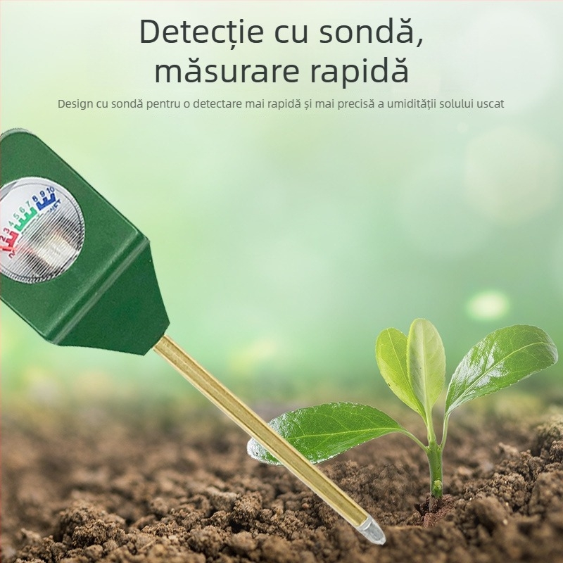 Senzor portabil de umiditate a solului, cu sondă mini cu un singur ac pentru flori și plante