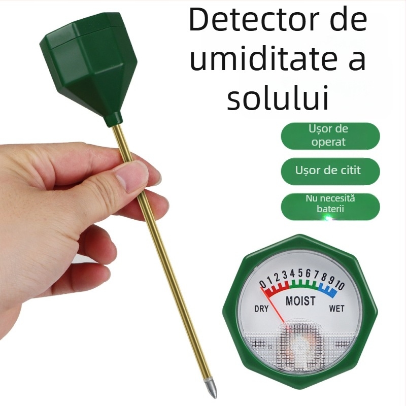 Senzor de umiditate a solului și tester de nutrienți cu monitorizare a îngrășămintelor, higrometru