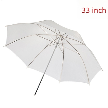 Umbrelă cu lumină moale de 33 inch, acoperire reflectorizantă albă pentru fotografie în studio și iluminare cu bliț