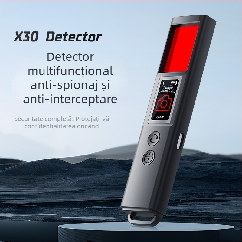 X30 Detector de camere pentru hotel cu localizator GPS și scaner infraroșu X13