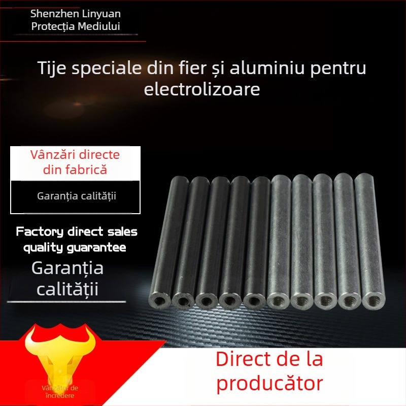 Kit de electrozi pentru calitatea apei cu tijă de fier și tijă de aluminiu pentru apă potabilă de acasă
