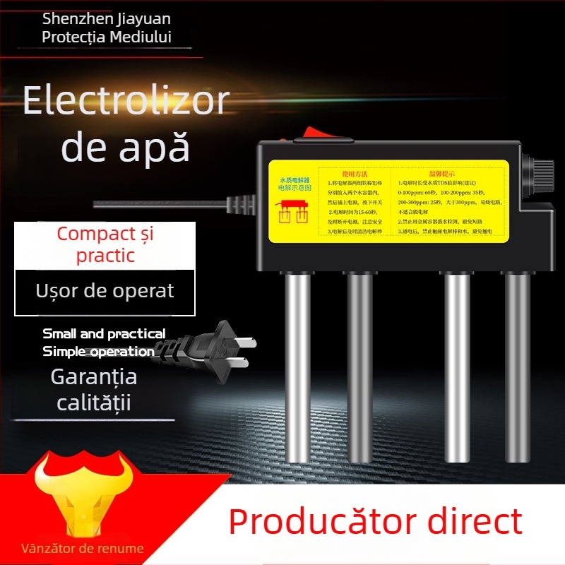 Electrolizor și analizor de calitate a apei, detector de calitate a apei, tester TDS pentru apă potabilă