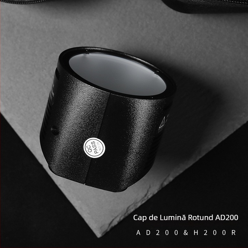 Shenniu AD200 H200R — capă de lampă circulară pentru fotografie, cap de bliț pentru aparat/cameră DSLR, accesoriu de iluminat portabil pentru exterior