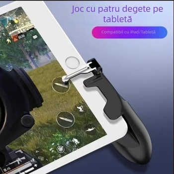 H11 Controller pentru tabletă cu șase degete, butoane metalice fizice și mâner integrat pentru PUBG