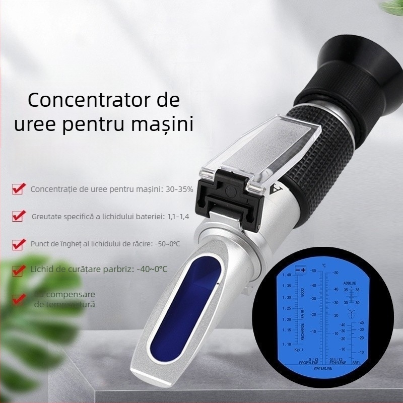 Hazfull Hz-3t refractometru cu prismă pentru conținut de zahăr, dulceață, punctul de congelare al antigelului auto, salinitatea supelor și a apei de mare, conținutul de alcool și testul de bere
