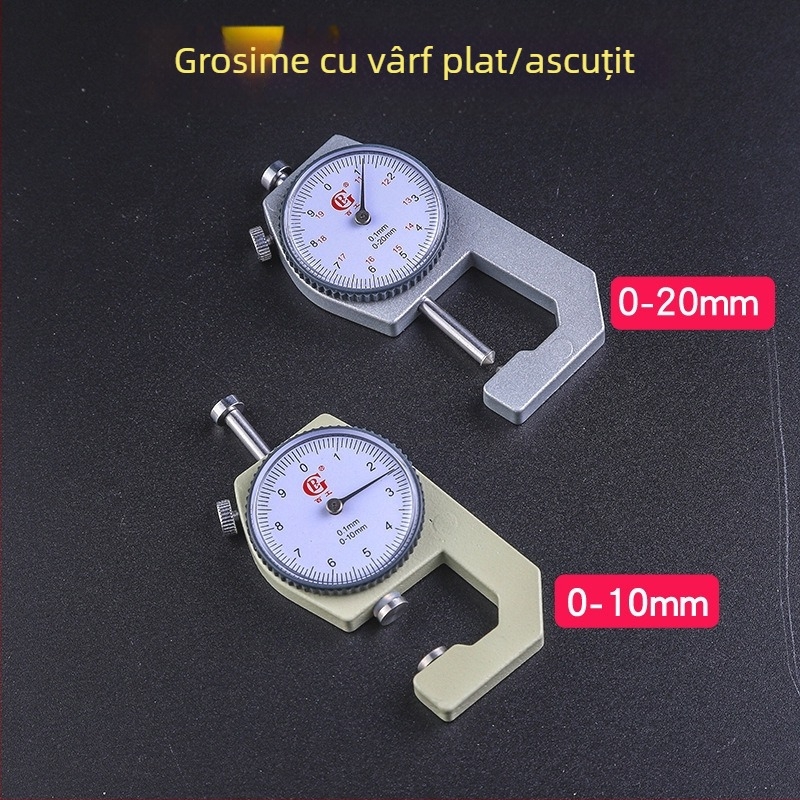 Baigong grosimetru portabil, calibru pentru grosime, 0–20 mm