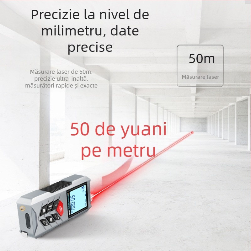 Zhenbing N1 măsurător cu laser — instrument portabil, înaltă precizie pentru construcții și topografie