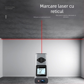 Zhenbing distanțier laser 3 în 1, instrument portabil de măsurare cu infraroșu, țintire încrucișată, Bluetooth pentru desenarea spațiilor