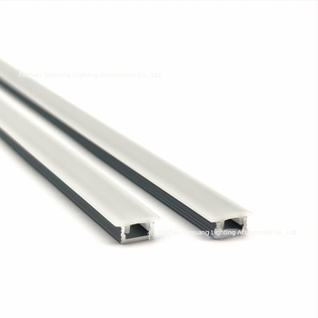 Carcasă din canal de aluminiu pentru bandă LED, capac 08×05, iluminare completă, canal montat pe suprafață, kit husă pentru bandă LED rigidă (YG-0805A)
