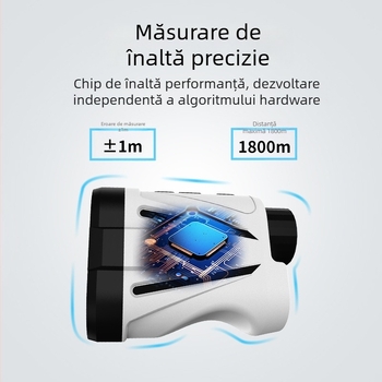 Distanțimetru de golf portabil cu telescop și țintă laser, rază de 1800 m, pentru exterior, calitate industrială