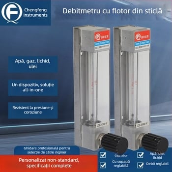 Seria DK800-4 Debit micro din sticlă cu plutitor, pentru azot și oxigen, conector cu manșon personalizat