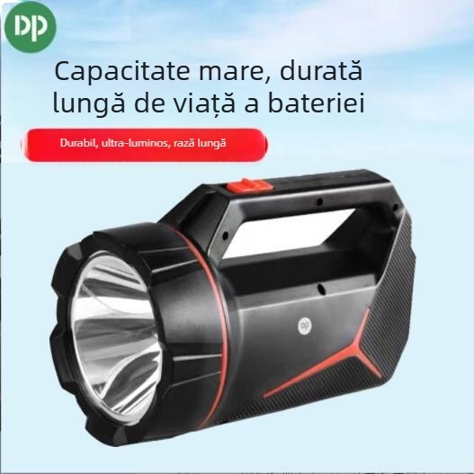 Long Time G771 proiector LED portabil, reîncărcabil, 3W, rază 100–200 m, baterie 2400 mAh, utilizare în exterior pentru minerit