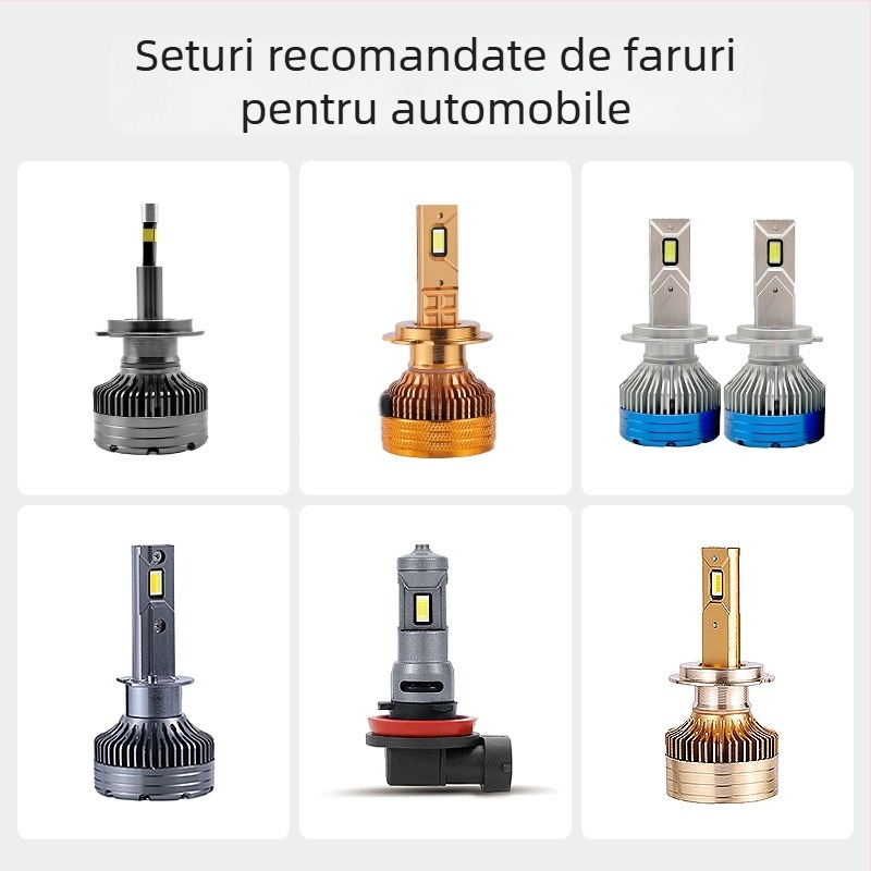 LED cu patru lentile, 100W, iluminare puternică, fascicul integrat pentru far și aproape