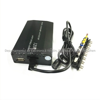 Adaptor de alimentare pentru laptop 120W, utilizare în mașină și acasă, încărcător universal multifuncțional, convertor 12V