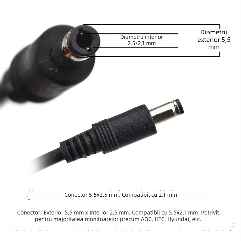 Adaptor de alimentare 24V 1A pentru LEDuri, controler LED pentru lampi, accesorii lampă pentru protecția ochilor, 24W