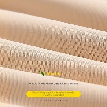 Colanți Capri din Ice Silk pentru femei, mărime mare, șorturi de siguranță, pot fi purtați ca îmbrăcăminte de exterior, opaci, croială Slim