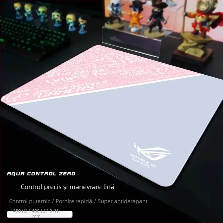 ArtisanFX Zero pad mare pentru mouse, suprafață fină din microfleece, anti-derapant, pentru FPS și birou