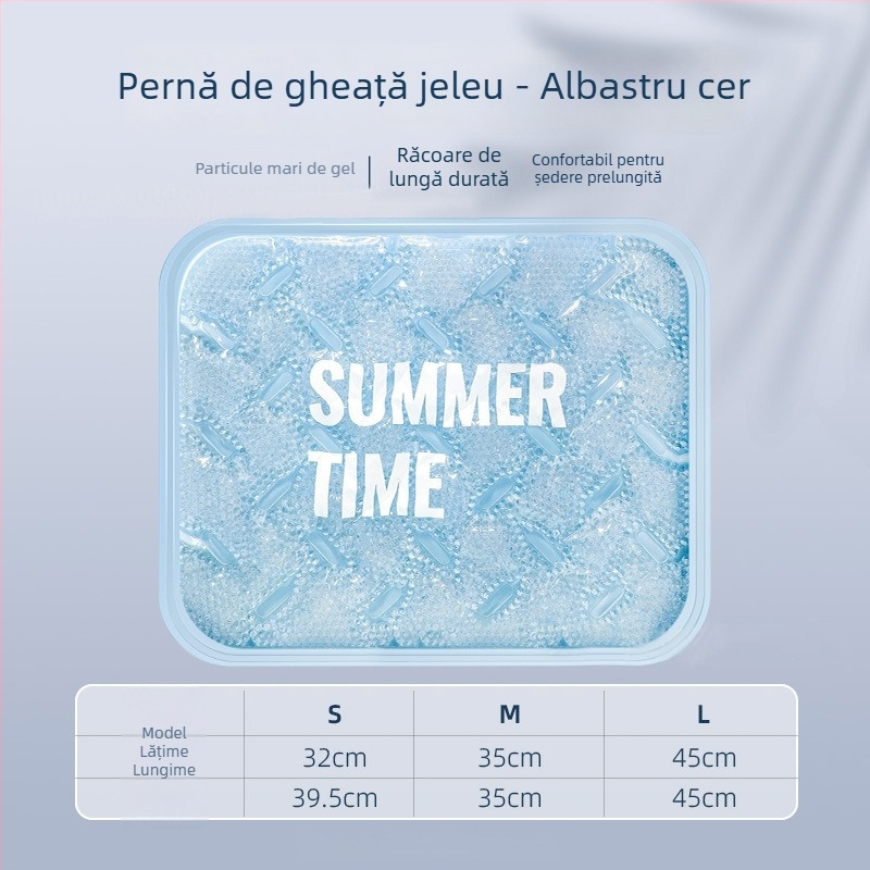 Perne pentru scaun auto cu gel de vară, pernă șezut ventilată, husă Ice Silk și ventilator de răcire.