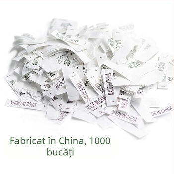 Etichetă de îngrijire a hainelor, tăiată la 3,8 × 1 cm, 5000 buc./pachet