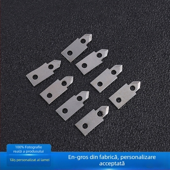 Lama din oțel inoxidabil 420, non-standard, grosime 0,5 mm, lamă pentru mașini industriale, lamă triunghiulară mică pentru unelte de grădină