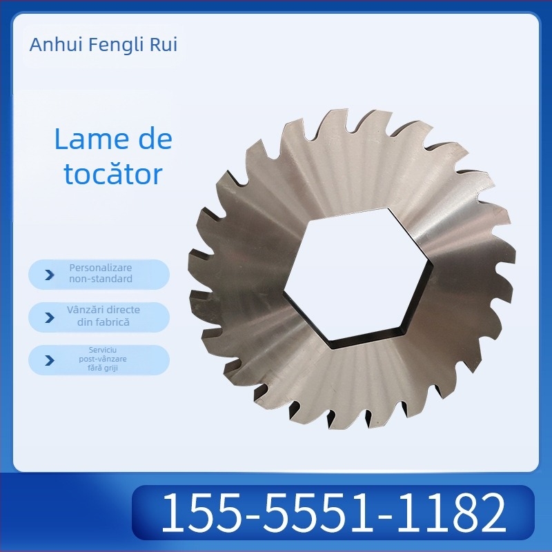 Lama pentru shredder metalic, prelucrare CNC, axă simplă sau dublă