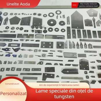 Lame cu formă specială pentru mașina de dezizolat cabluri: tăietor rotativ, lamă perforatoare, lamă de marcare, lamă cu vibrații, lamă fotovoltaică, lamă de tăiere a pneurilor