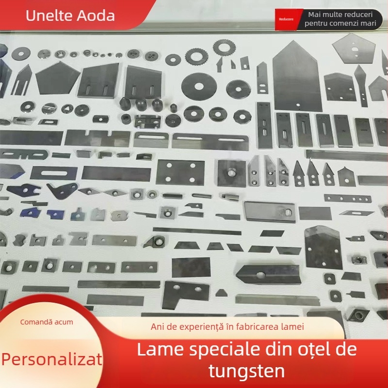 Lame cu formă specială pentru mașina de dezizolat cabluri: tăietor rotativ, lamă perforatoare, lamă de marcare, lamă cu vibrații, lamă fotovoltaică, lamă de tăiere a pneurilor
