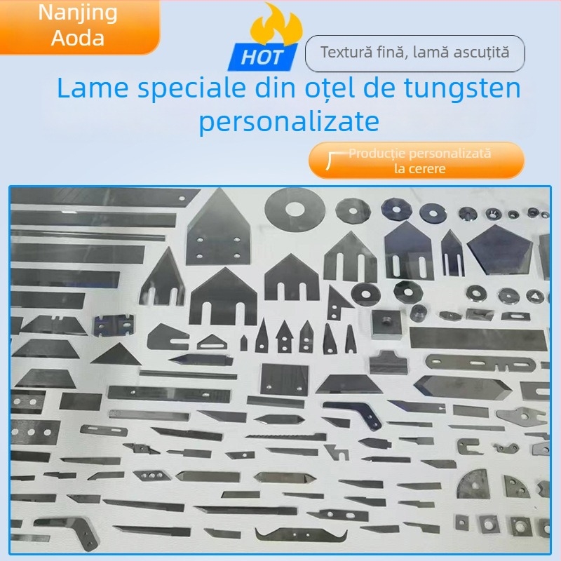 Lame cu formă specială pentru mașina de dezizolat cabluri: tăietor rotativ, lamă perforatoare, lamă de marcare, lamă cu vibrații, lamă fotovoltaică, lamă de tăiere a pneurilor