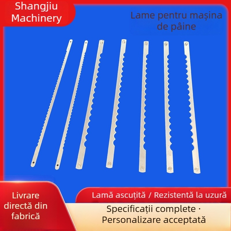 Lame zimțate din oțel inoxidabil pentru mașina de pâine