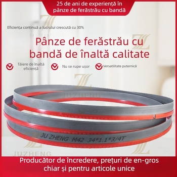 Lama de bandă M42 bi-metal pentru tăierea metalelor, 4115, pentru profile din oțel rotund