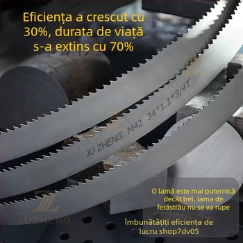 Lama de bandă M42 bi-metal pentru tăierea metalelor, 4115, pentru profile din oțel rotund