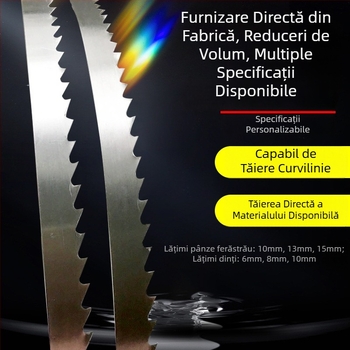 SK51 Lamă pentru ferăstrău pangă, lemn, materiale curbate, lamă fină din oțel carbon