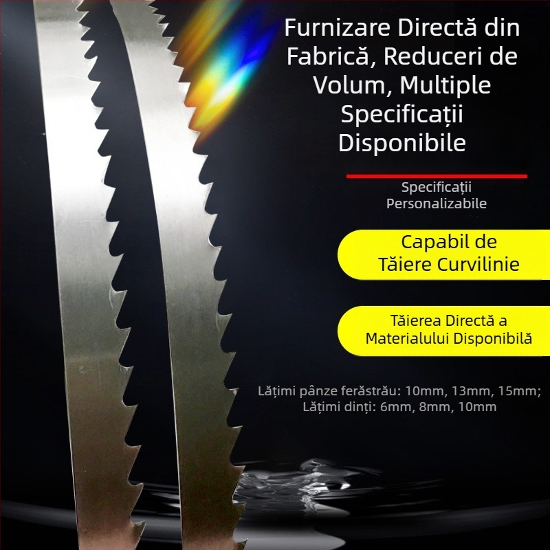 SK51 Lamă pentru ferăstrău pangă, lemn, materiale curbate, lamă fină din oțel carbon