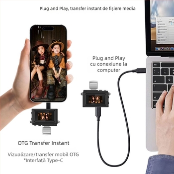 Cameră mini în stil retro, înregistrare video și fotografiere la 1080P HD, bliț încorporat, cameră CCD mică