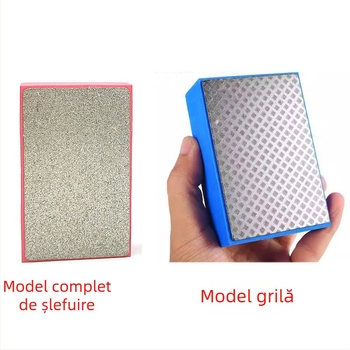 Unealtă manuală abrazivă cu diamant pentru finisarea marginilor plăcilor ceramice și șlefuirea pietrei