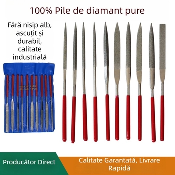 Fișă diamant electroplacată pentru prelucrare metalică, dimensiuni 3x140, 4x160, 5x180 mm
