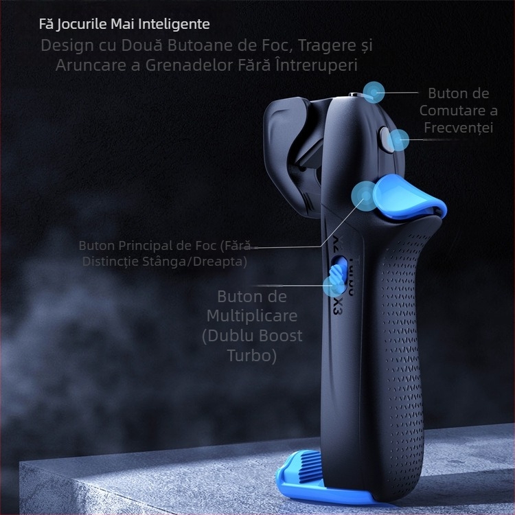 Controler de joc extern hardware Z2 pentru PUBG, reglaj în patru trepte, 50 de focuri pe secundă