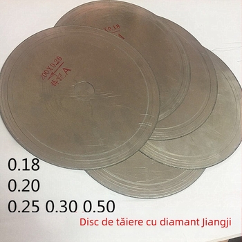 Discul diamantat cu dinți înclinați pentru Jade, Emerald și Agat – lamă de tăiere pentru sculptură în Jade, piatră, electroplacare