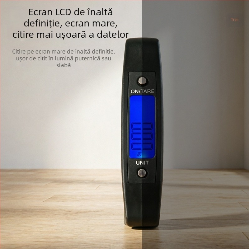 Fine Balance K-2 Cântar electronic portabil pentru alimente, pescuit, colete și bagaje, până la 50 kg