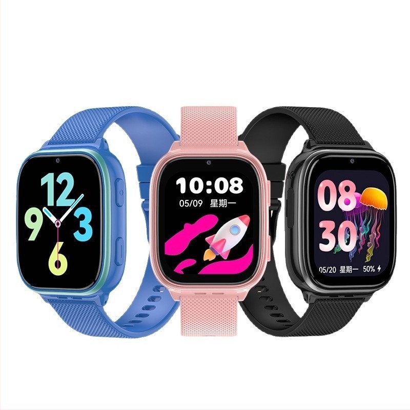 Ceas inteligent pentru copii 4G, albastru, GPS și slot SIM