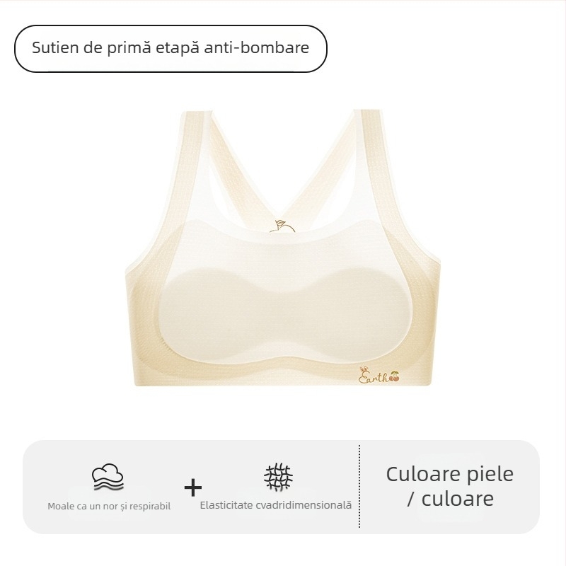 Sutien de antrenament pentru fete, stil vestă, nailon, confortabil