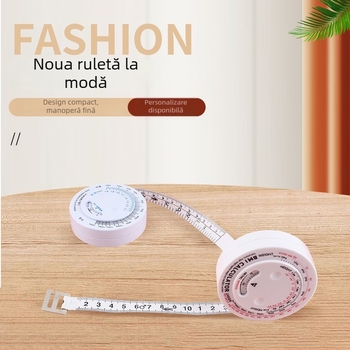 Bandă circulară BMI pentru sănătate și măsurători ale corpului, riglă retractabilă automată, multifuncțională