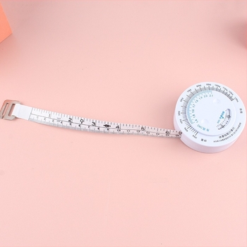Bandă circulară BMI pentru sănătate și măsurători ale corpului, riglă retractabilă automată, multifuncțională
