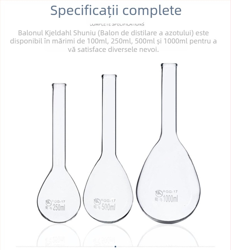Shuniu flacon de azot, stil Kai, gură obișnuită și standardă, 100/250/500/1000 ml