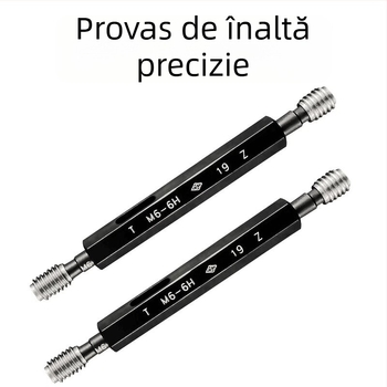 Set calibru Go/No-Go pentru filet metru, M2–M12, 6H/7H