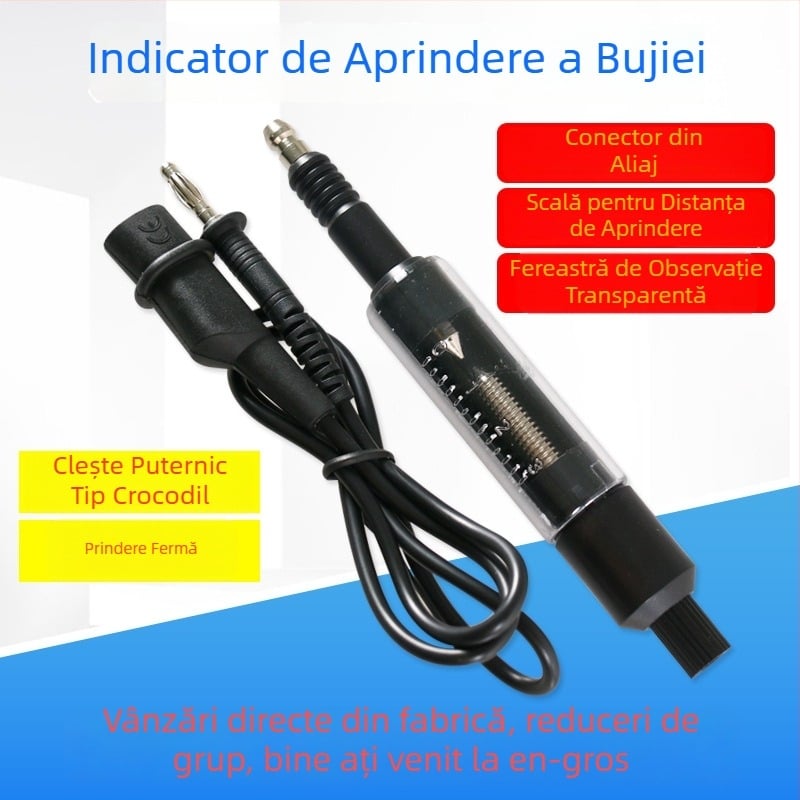 Tester auto pentru linii de înaltă tensiune și pachet HV; tester pentru sistemul de aprindere și pornire; calibru distanță electrozi bujii