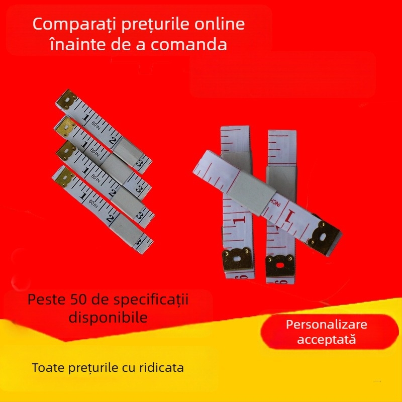 Bandă de croitor, 1,5 m, flexibilă, cu logo la capăt